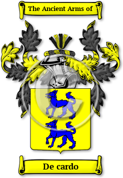 De cardo Family Crest Download (JPG) Legacy Series - 600 DPI